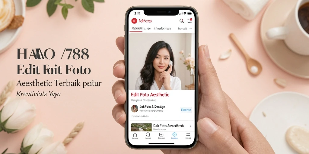Tampilan modern dan fungsional dari HAO788 untuk Edit Foto Aesthetic.