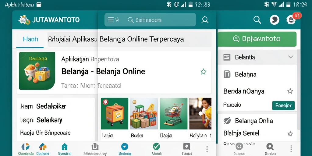 Tampilan antarmuka aplikasi JUTAWANTOTO yang menarik dan mudah digunakan.