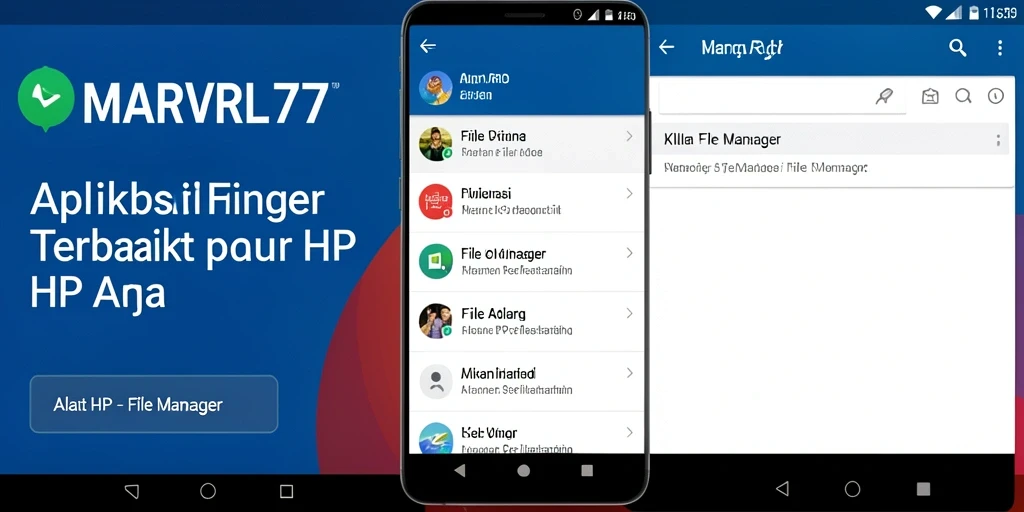 Tampilan antarmuka File Manager MARVRL77 yang user-friendly.