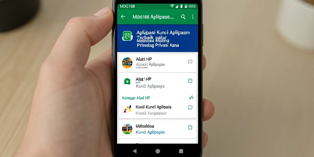 Tampilan antarmuka MDG188 yang bersih dan mudah dipahami.