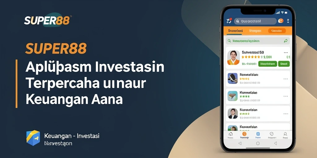 Tampilan antarmuka SUPER88 yang modern dan intuitif untuk investasi.