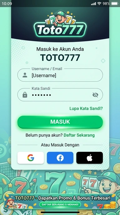 Masuk Akun toto777 dengan Mudah dan Cepat