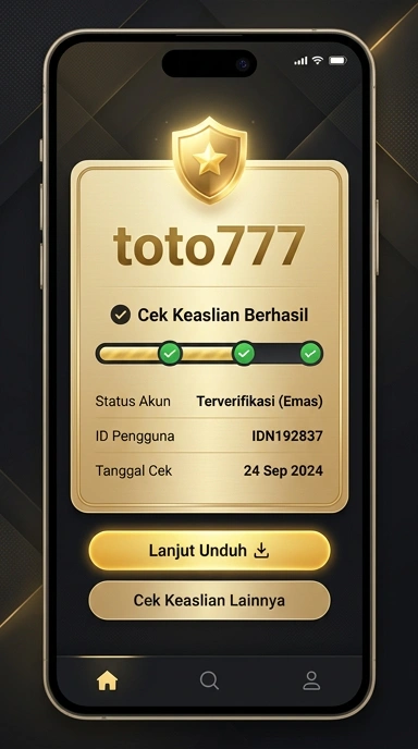 Halaman Resmi Unduh APK toto777 untuk Pengguna Android